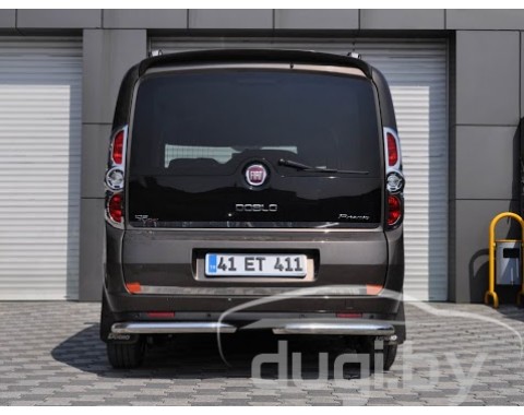 Защита заднего бампера (уголки) для Doblo.